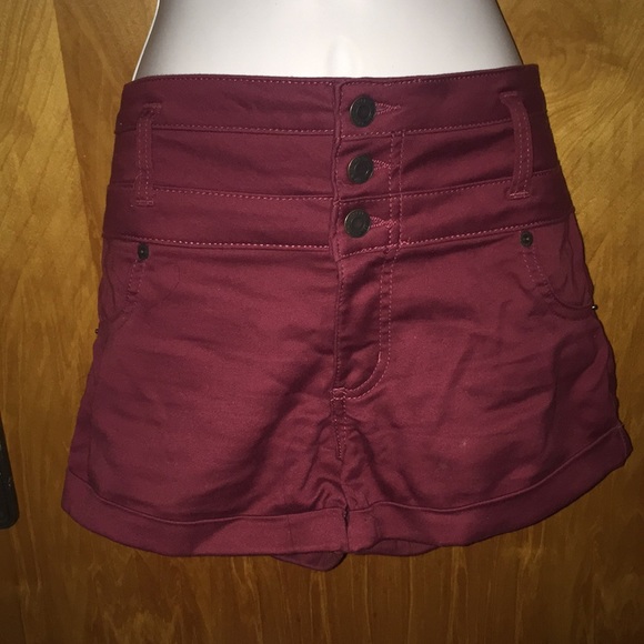 Burgundy Red Mossimo Supply Co. Shorts Size 8 - Picture 2 of 7